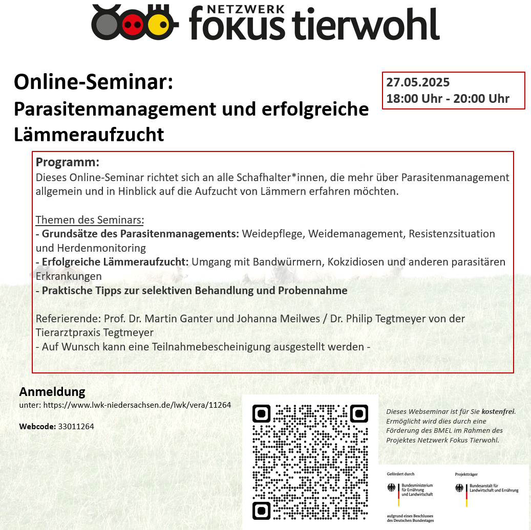 250527 Online Seminar Parasitenmanagement